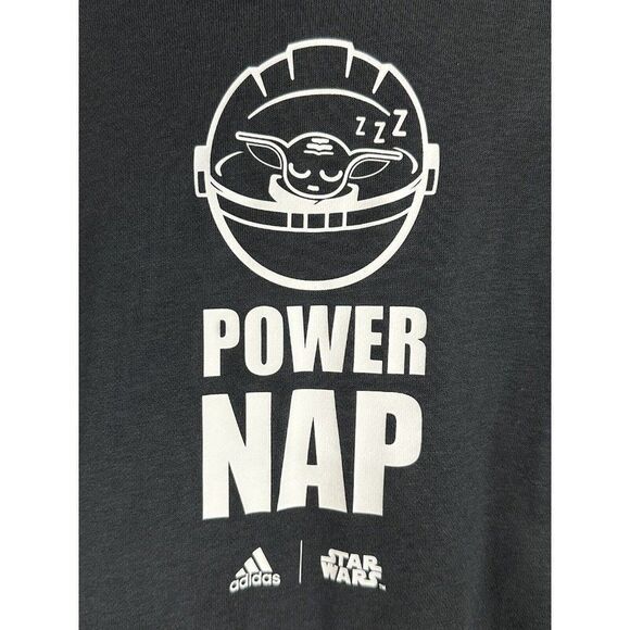 adidas x Star Wars The Mandalorian Grogu‎ The Child Power Nap Hoodie Mens Small - Picture 3 of 9